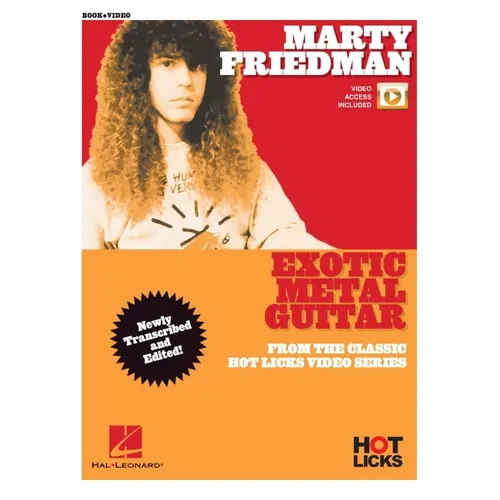 Marty Friedman - Exotic Metal Guitar from the Classic Hot Licks Video Series - Book/Online Media