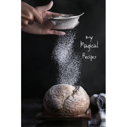 My magical recipes: recipe book - 100 pages 6"X9"