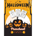 Halloween Preschool Crafts: Fantastic Activity Book For Boys And Girls: Word Search, Mazes, Coloring Pages, Connect the dots, how to draw tasks - For