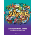 Coloring Books For Tweens: Zendoodle Summer Fun: Ocean Colouring Pages For Boys & Girls of All Ages, Tweens, Intricate Zentangle Drawings For Stress R