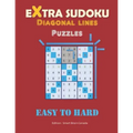Extra SUDOKU - LARGE PRINT - Diagonal lines: 2 Puzzles Per Page