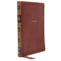 Kjv, Thinline Bible, Giant Print, Leathersoft, Brown, Red Letter Edition, Comfort Print: Holy Bible, King James Version