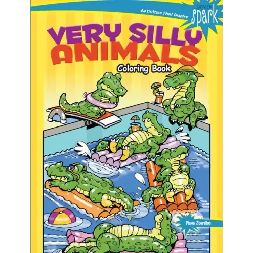 Spark Very Silly Animals Coloring Book