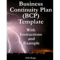 Business Continuity Plan (Bcp) Template with Instructions and Example