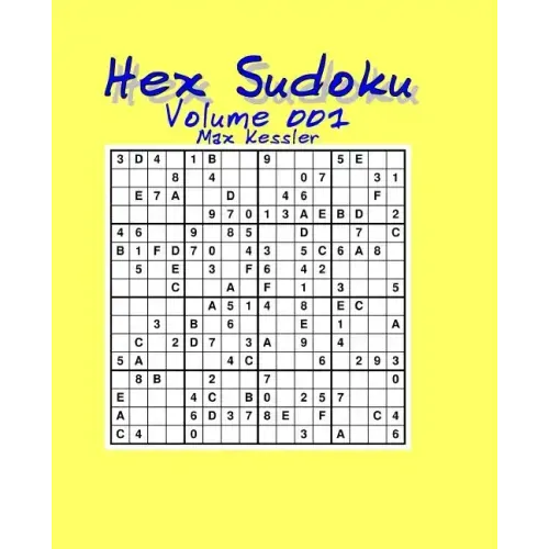 Hex Sudoku Vol 001