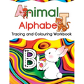Animal Alphabet: Tracing and Colouring Workbook