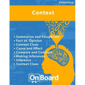 Context: Summarize and Paraphrase, Fact vs. Opinion, Context Clues, Cause and Effect, Compare and Contrast, Making Inferences, Inference, Context Clue