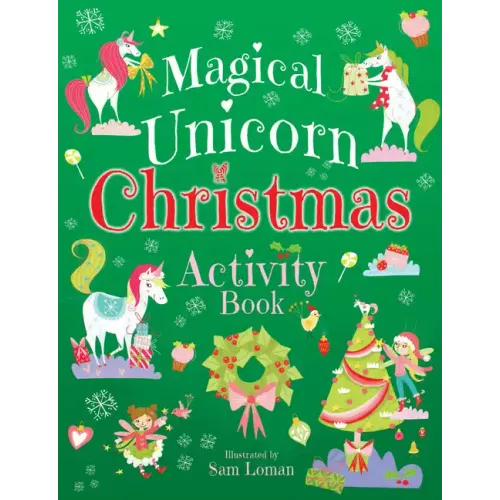 Magical Unicorn Christmas Activity Book