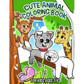 Cute Animal Coloring Book: Coloring Book for Kids Ages 3-8