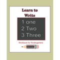 Learn to Write 123: Workbook for Kindergartens: This workbook is for kindergartens learning to write Numbers 1-20 ( 80 pages of Numbers, P