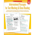 Informational Passages for Text Marking & Close Reading: Grade 4: 20 Reproducible Passages with Text-Marking Activities That Guide Students to Read St