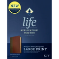 KJV Life Application Study Bible, Third Edition, Large Print (Leatherlike, Brown/Mahogany, Red Letter)