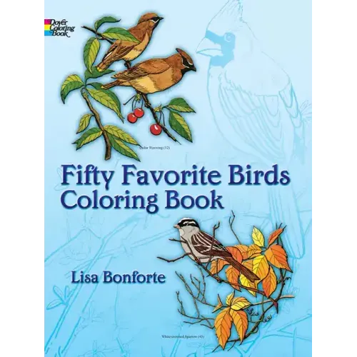 Fifty Favorite Birds Coloring Book