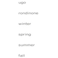 Ugo Rondinone: Winter, Spring, Summer, Fall