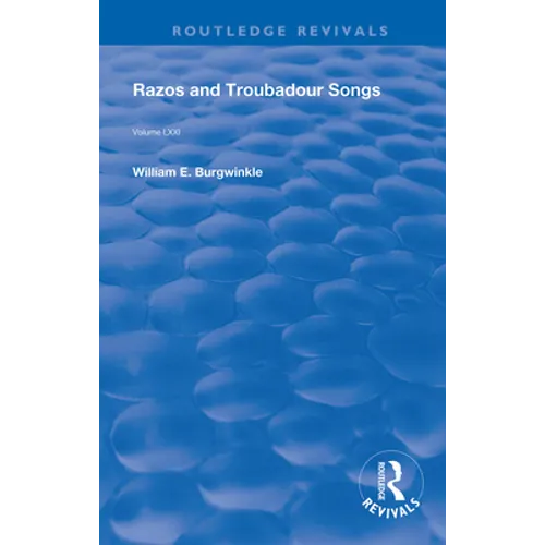 Razos and Troubadour Songs