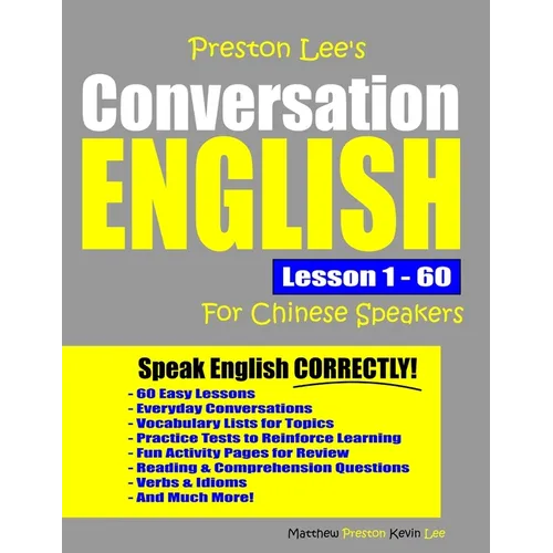 Preston Lee's Conversation English For Chinese Speakers Lesson 1 - 60