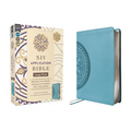 NIV Application Bible, Large Print, Leathersoft, Teal, Red Letter, Comfort Print: Bringing the Ancient Message of the Bible Into Your World