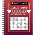 Brain Games - Large Print Bible Word Search (Red)