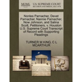 Nonles Parnacher, Devet Parnacher, Nannie Parnacher, Now Johnson, and Salina Scott, Petitioners, V. Houston U.S. Supreme Court Transcript of Record wi