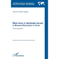 Droit fiscal et procédures fiscales en République Démocratique du Congo: Théories générales