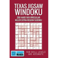 Texas Jigsaw Windoku: 200 Hard 9x9 Irregular Killer Extra Region Sudoku