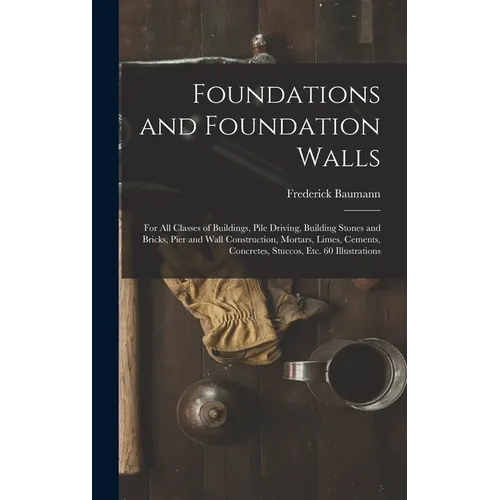 Foundations and Foundation Walls: For All Classes of Buildings, Pile Driving, Building Stones and Bricks, Pier and Wall Construction, Mortars, Limes, - Hardcover