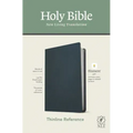 NLT Thinline Reference Bible, Filament Enabled Edition (Red Letter, Genuine Leather, Blue)