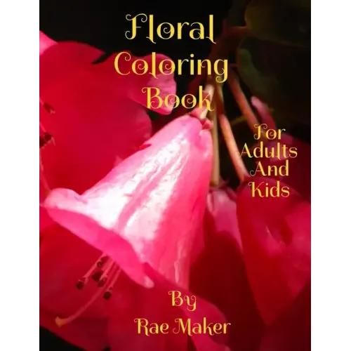 Floral Coloring Book for Adults and Kids