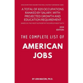 The Complete List of American Jobs: A Total of 820 Occupations Ranked by Salary, With Projected Growth Till 2026 and Education Requirement for Entry L