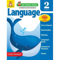 Language Skills, Grade 2 Workbook: At-Home Tutor, Nouns, Verbs, Adjectives, Parts of Speech, Word Families
