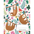 Sloth Notes: Cute Sloth Recipe Book 8.5" x 11" 120 Pages, Write Down Your Special Recipes