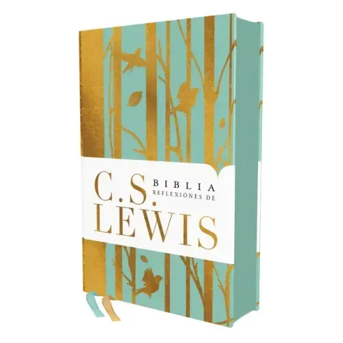 Rvr, Biblia Reflexiones de C. S. Lewis, Interior a DOS Colores, Tapa Dura, Turquesa, Comfort Print