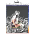 Sheila Wolk Gray Scale MERMAID Fantasy Art Adult Coloring Book