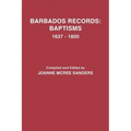 Barbados Records: Baptisms, 1637-1800