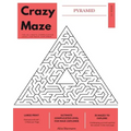 Pyramid Crazy Maze: The Ultimate Complicated Level for Maze Explorer, Large Print, 1 Puzzle per Page