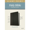 KJV Personal Size Giant Print Bible, Filament Enabled Edition (Leatherlike, Black/Onyx)