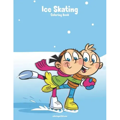 Ice Skating Coloring Book 1