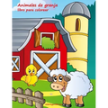 Animales de granja libro para colorear 1