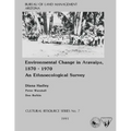Environmental Change in Aravaipa, 1870-1970 An Ethnoecological Survey