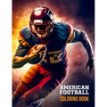 American Football Coloring Book: Exquisite Illustrations of NFL players and Team Emblems for Adults, teens and kids