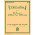 J.S. Bach: Easiest Piano Pieces: Schirmer's Library of Musical Classics, Vol. 2141