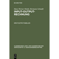 Input-Output-Rechnung: Input-Output-Tabellen: Einführung