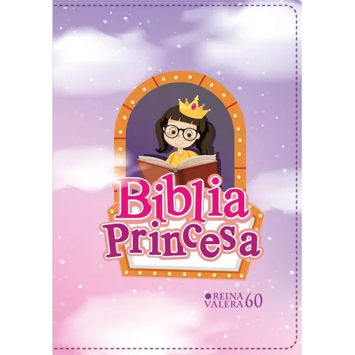 Biblia Rvr 1960 Bolsillo Para Niñas Princesa Vinilo Con Cierre (Bible Rvr 1960 Pocket Size Princess Vinyl with Zipper (Spanish Edition)
