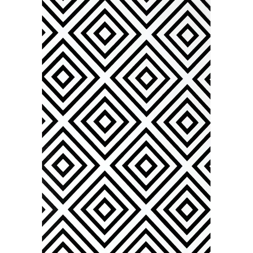 Hardcover Classic Notebook: 256 Lined Page Notebook, 7-x-10-inch, Black and White Geometric: 256 Lined Page Notebook, 7-x-10-inch, Black and White