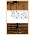 Instruction Du 4 Janvier 1906 Sur Les Opérations Du Dénombrement de la Population