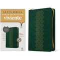 Biblia Ultrafina Ntv de Zíper, Con Filament (Sentipiel, Verde Esmeralda, Índice, Letra Roja)