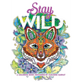 Stay Wild: A Coloring Book Menagerie by Marjorie Sarnat