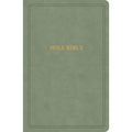 KJV Large Print Personal Size Reference Bible, Sage Suedesoft Leathertouch
