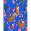 This Is My Super Cute Sloth Puzzle Book: Blue Cover Sloth Puzzle Book With 110 Pages. Tic Tac Toe, Hangman, 4 In A Row & Dots And Boxes Activities Boo
