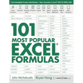 101 Most Popular Excel Formulas